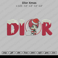 Dior Xmas Embroidery