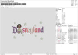 Princesaland Embroidery File 6 sizes