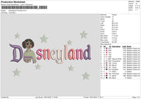 Princesaland Embroidery File 6 sizes