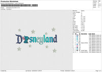 Disneyland Blue Stitch