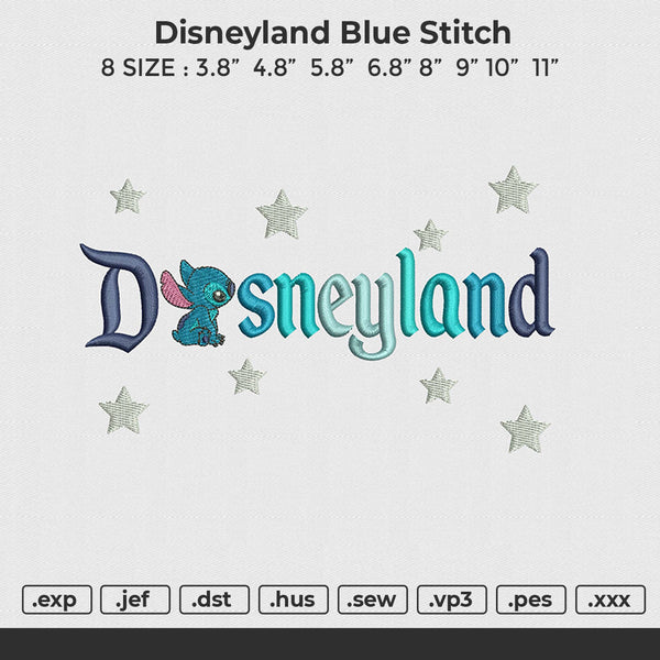 Disneyland Blue Stitch