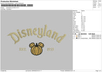 Pumpkin Land Embroidery File 6 sizes