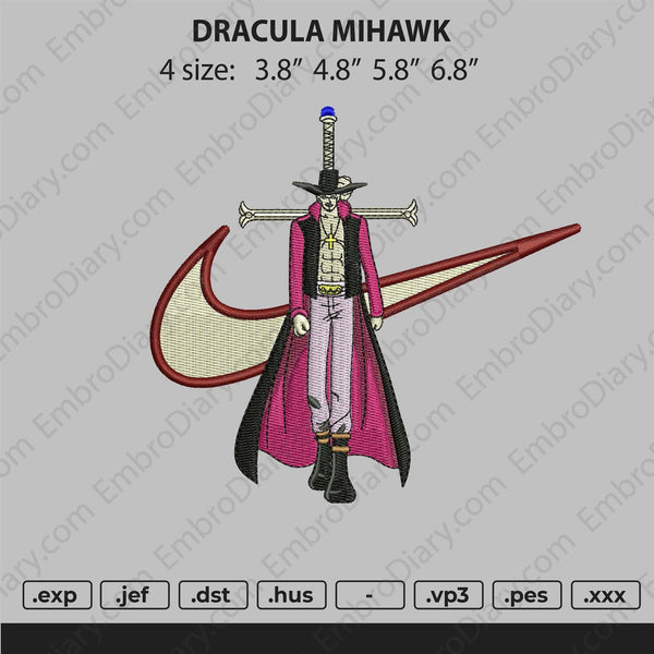 Swoosh Dracula Mihawk Embroidery