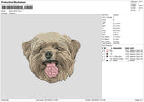 Dog 2012 Embroidery File 6 sizes