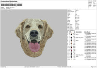 Dog 2910 Embroidery File 6 sizes
