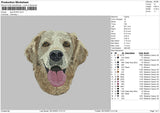 Dog 2910 Embroidery File 6 sizes