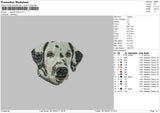 Dog 2910b Embroidery File 6 sizes