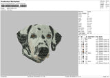 Dog 2910b Embroidery File 6 sizes