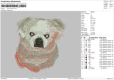 Dog 3010 Embroidery File 6 sizes