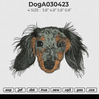 DogA030423 Embroidery
