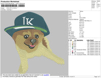 Dog Hat LK Embroidery