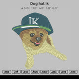 Dog Hat LK Embroidery