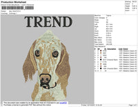 Dog Trend Embroidery