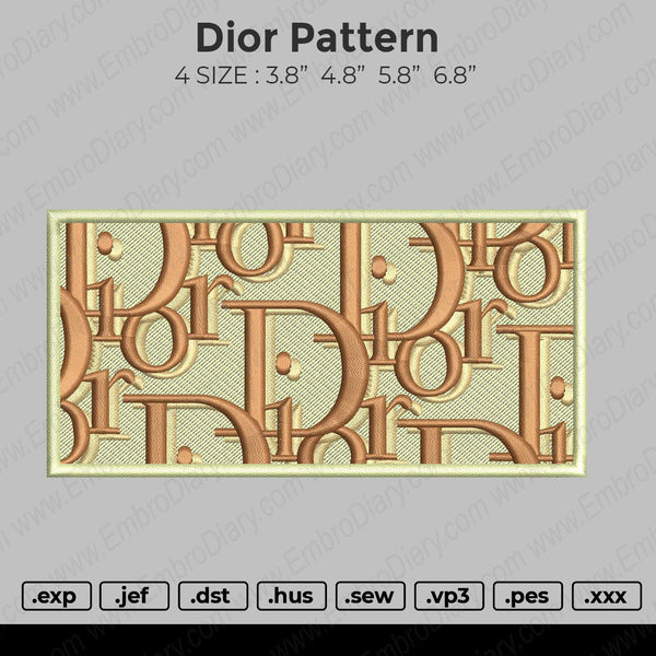 Dior Pattern Embroidery