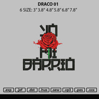 Draco 01 Embroider File 6sizes