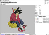 Dragon Ball On Cloud Embroidery