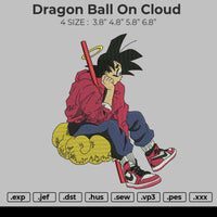 Dragon Ball On Cloud Embroidery