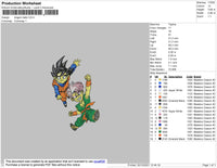 Dragon Ballz 002 Embroidery