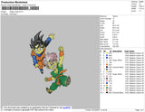 Dragon Ballz 002 Embroidery