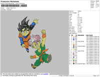 Dragon Ballz 002 Embroidery