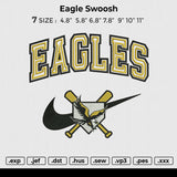 Eagle swoosh Embroidery