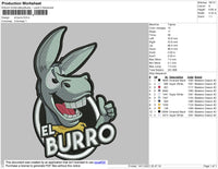 El Burro Embroidery