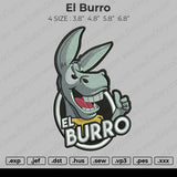 El Burro Embroidery