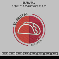 Elfrutal Embroidery File 6 sizes