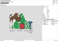 Eltoro Embroidery File 6 sizes