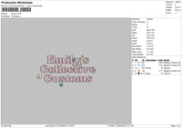 Emelytext Embroidery File 6 sizes