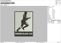 Emmee B Embroidery File 6 sizes