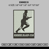 Emmee B Embroidery File 6 sizes