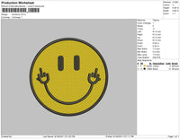 emoticon v3 Embroidery