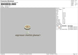 Coffee1812 Embroidery File 6 sizes