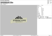 Eternaltext Embroidery File 6 sizes