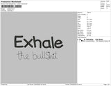 Exhale Embroidery