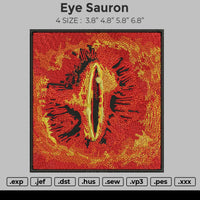 Eye Sauron Embroidery