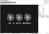 Flowers Nice Human Embroidery