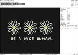 Flowers Nice Human Embroidery