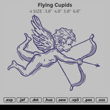 Flying Cupids Embroidery