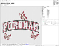 FORDHAM BUTTERFLY