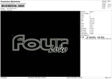 Loko Embroidery File 6 sizes