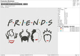 Friends Halloween v2 Embroidery