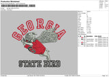 Georgia Sb Embroidery File 6 sizes