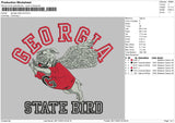 Georgia Sb Embroidery File 6 sizes