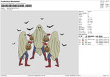 Ghosts Spiders Embroidery File 6 sizes