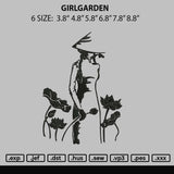 Girlgarden Embroidery File 6 sizes