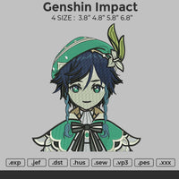 Genshin Impact Embroidery