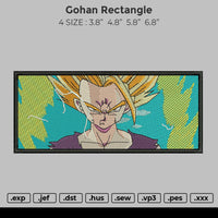 Gohan Rectangle Embroidery