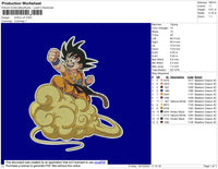 Goku V5 Embroidery